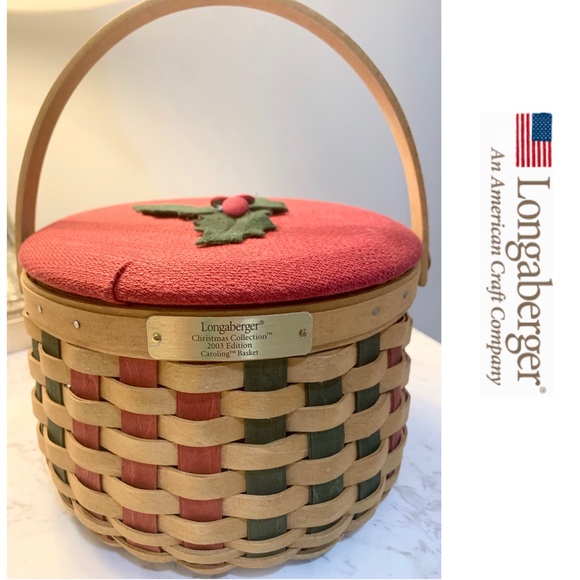 Longaberger Other - Longaberger Caroling Basket - Christmas 2003 🎄